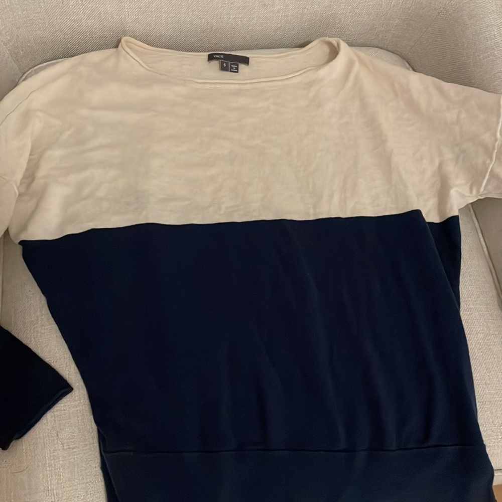 Vince color block sweater